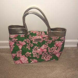 Lilly Pulitzer Butterfly print bag